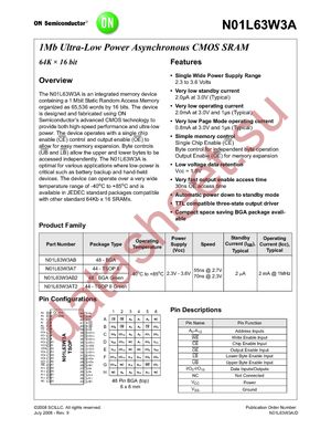 N01L63W3AT25IT datasheet  